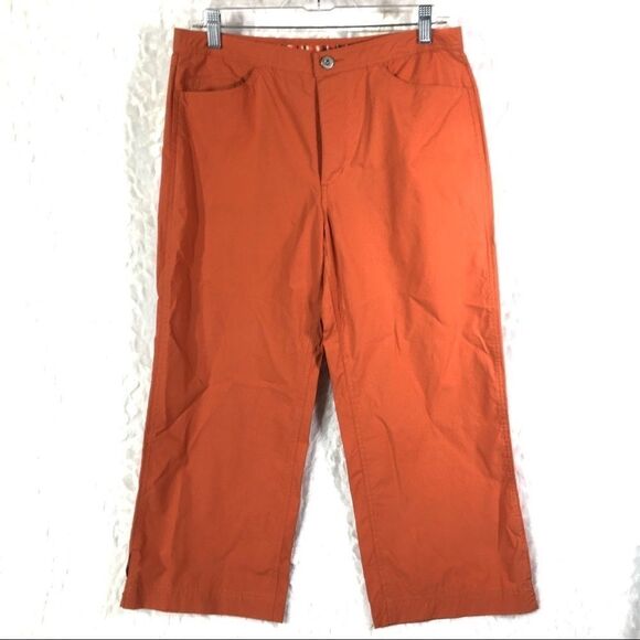 TSUNAMI pumpkin Orange Capri pants EUC 6 hiking - Picture 9 of 13